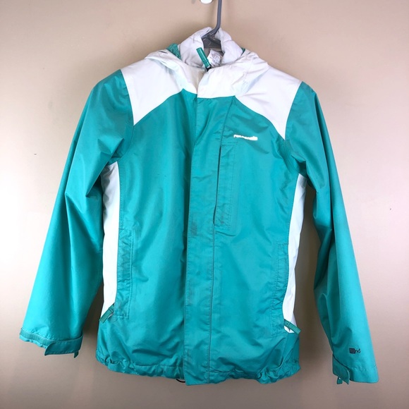 Patagonia Other - Patagonia Teal & White Girls Winter Jackets L 12